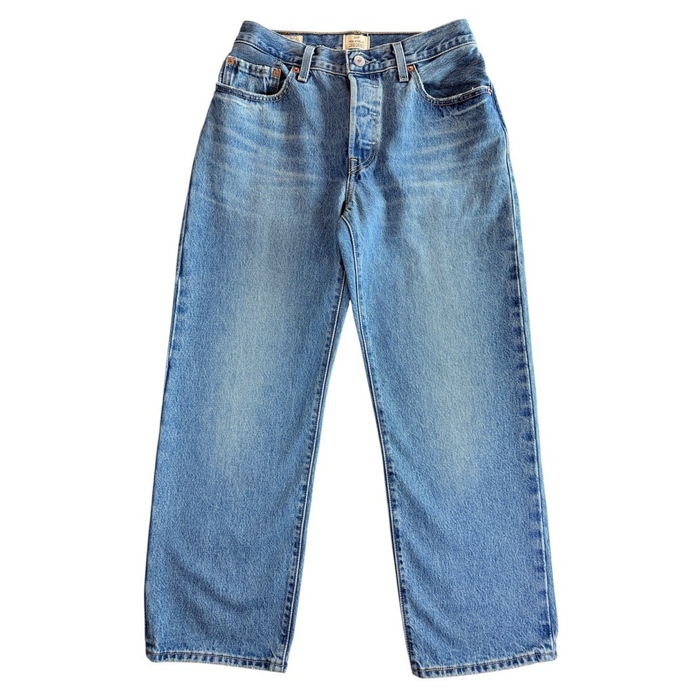 Levi's 501 90s Ankle Jeans Womens 27 Blue High Rise Straight Leg